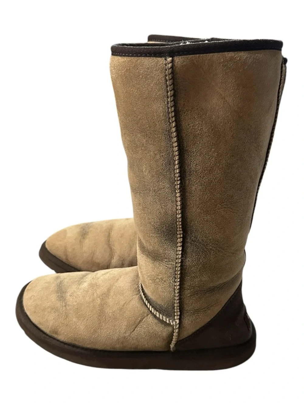 UGG Tall Bomber - Finish Intentional Distressed Design Women’s Size 9